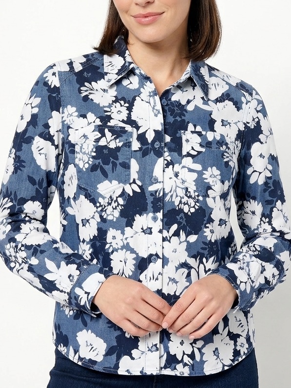 Nwt Kut From The Kloth Women’s Floral Button Down Shirt Size S